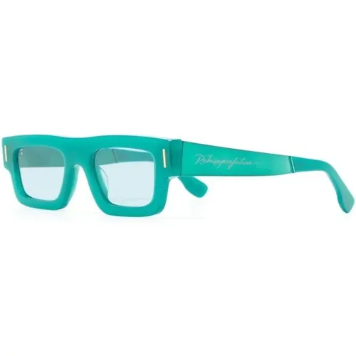 Grüne Retro-Sonnenbrille mit Zubehör - Retrosuperfuture - Modalova