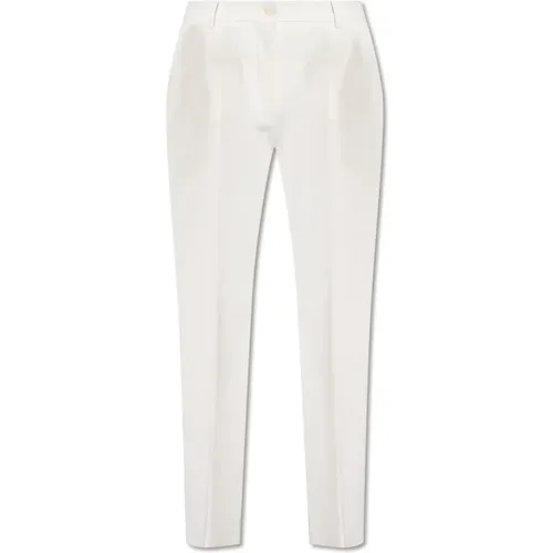 Wool trousers , female, Sizes: XL, 2XL - Dolce & Gabbana - Modalova