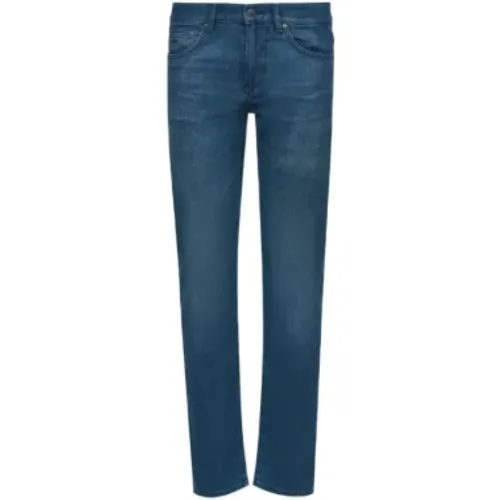 Schmal geschnittene Jeans , Herren, Größe: W36 L36 - Hugo Boss - Modalova