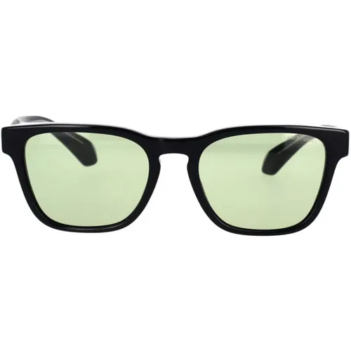 Modische Rechteckige Sonnenbrille , unisex, Größe: 55 MM - Giorgio Armani - Modalova