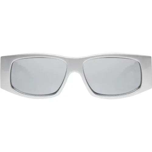 Graue Aw23 Sonnenbrille für Frauen , Damen, Größe: 56 MM - Balenciaga - Modalova