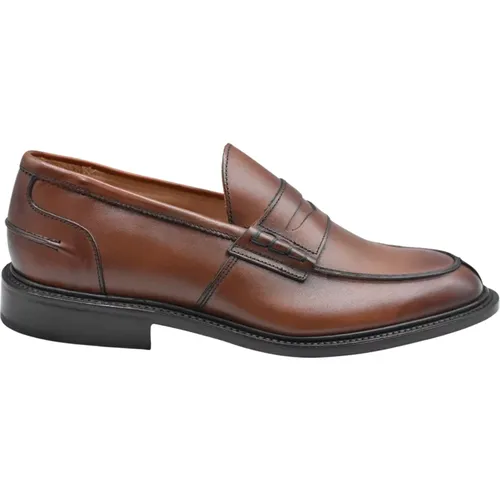 Gebrannte Kastanien Loafers James Regular , Herren, Größe: 41 EU - Tricker's - Modalova