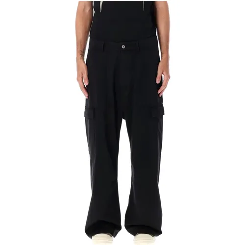 Cargo Hose Schwarz Aw24 Rick Owens - Rick Owens - Modalova