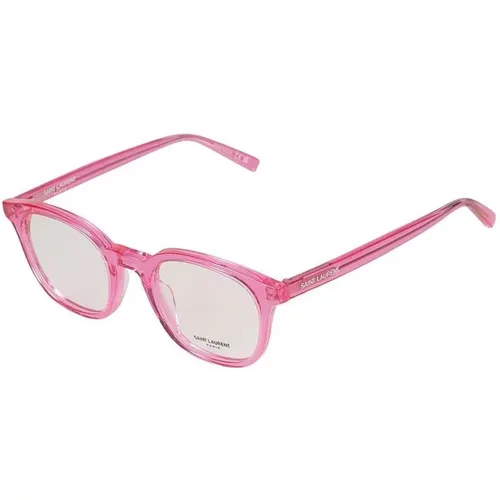 SL 588 Fuchsia Trans Sunglasses , unisex, Sizes: 50 MM - Saint Laurent - Modalova