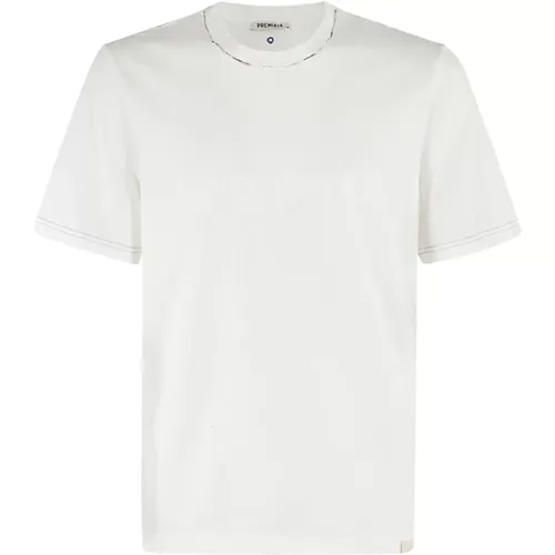 Lässiges Baumwoll T-Shirt , Herren, Größe: L - Premiata - Modalova
