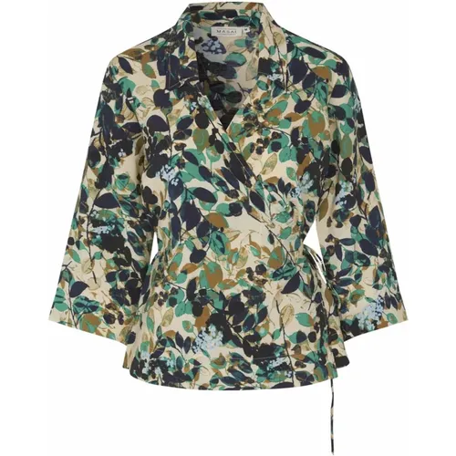 Greenlake Wrap Shirt ¾ Sleeves , female, Sizes: XL - Masai - Modalova