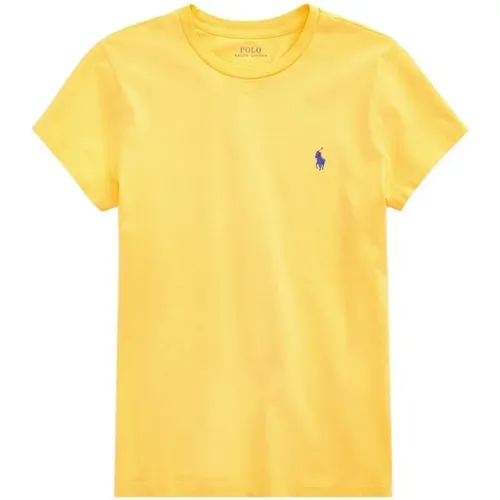 Gelbes Polo Shirt , Damen, Größe: XL - Ralph Lauren - Modalova