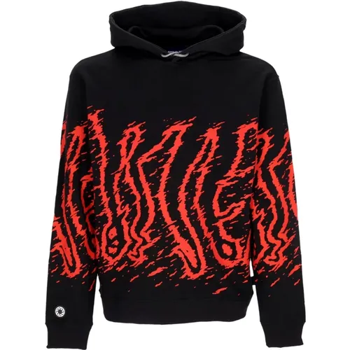 Red Lightweight Hooded Sweatshirt , male, Sizes: M, XL, S, L - Octopus - Modalova