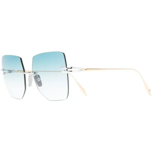 Silberne Sonnenbrille mit Originalzubehör , Damen, Größe: 58 MM - Dita - Modalova