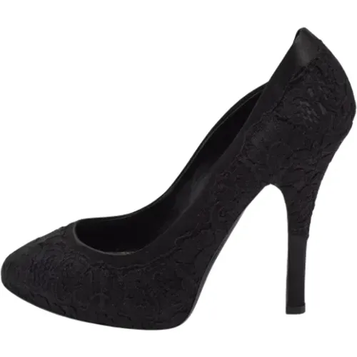 Pre-owned Lace heels , female, Sizes: 4 1/2 UK - Dolce & Gabbana Pre-owned - Modalova