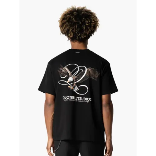 Raptor T-Shirt Men , male, Sizes: L, XS - Quotrell - Modalova