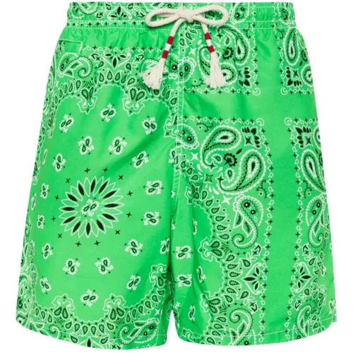 Bandana Print Swim Shorts , male, Sizes: XL - MC2 Saint Barth - Modalova