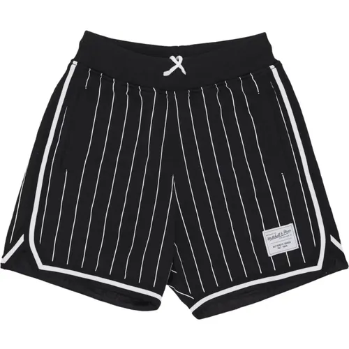 Gestreifte Basketball Game Day Shorts , Herren, Größe: S - Mitchell & Ness - Modalova