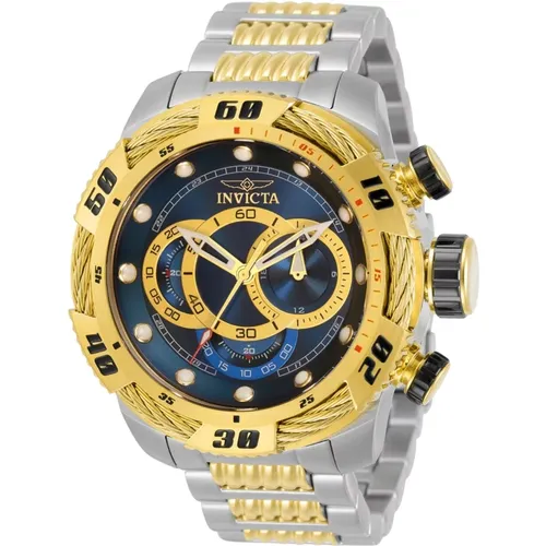 Speedway Men's Quartz Watch Blue Dial , male, Sizes: ONE SIZE - Invicta Watches - Modalova