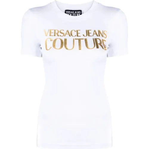 T-shirt and Polo Collection , female, Sizes: S - Versace Jeans Couture - Modalova