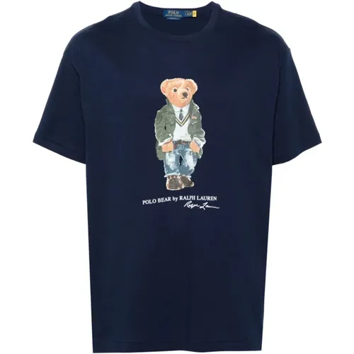 Polo Bear T-shirt , male, Sizes: XL, M, L - Ralph Lauren - Modalova