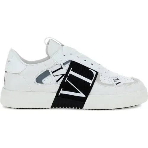 Vlnt Leather Sneakers , male, Sizes: 10 UK - Valentino Garavani - Modalova