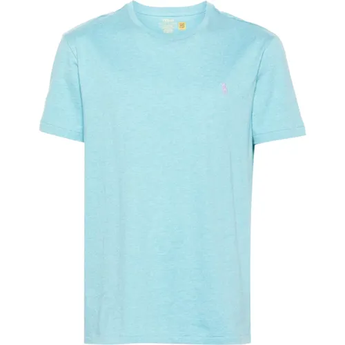Embroidered Cotton Logo T-Shirt , male, Sizes: M, L, S, XL - Ralph Lauren - Modalova