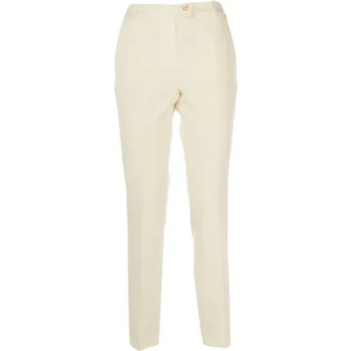 Elegant Summer Cigarette Pants , female, Sizes: S, XS, L - Liu Jo - Modalova