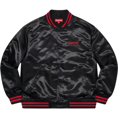 Limitierte Auflage Varsity Jacket Schwarz - Supreme - Modalova