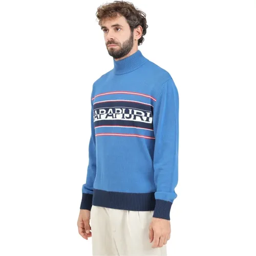 Blauer Rollkragenpullover Sardona - Napapijri - Modalova