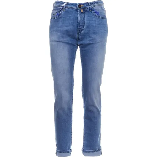 Men's Clothing Jeans Denim Medio Ss24 , male, Sizes: W32, W31, W40, W38, W36 - Jacob Cohën - Modalova