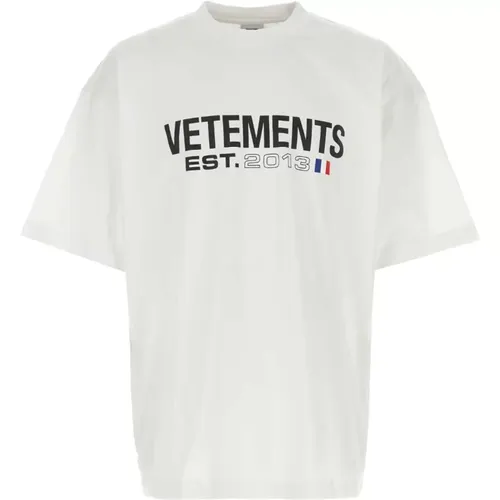 T-Shirts , Herren, Größe: L - Vetements - Modalova