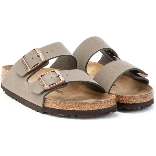 Flat Sandalen , Herren, Größe: 40 EU - Birkenstock - Modalova