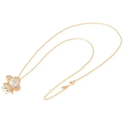 Pre-owned Rose Gold necklaces , female, Sizes: ONE SIZE - Louis Vuitton Vintage - Modalova