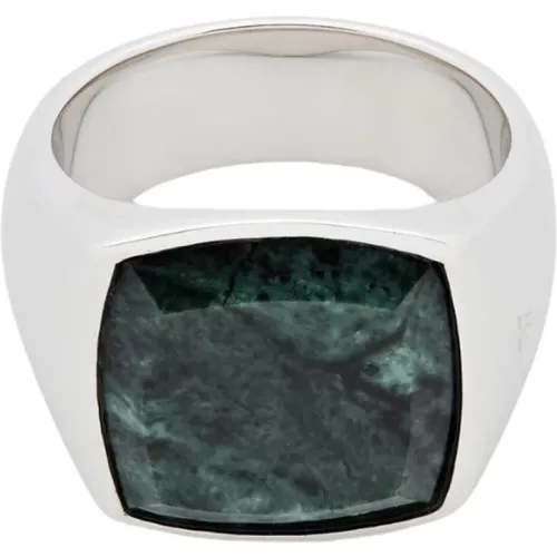 Marble Signet Ring , male, Sizes: 60 MM, 58 MM - Tom Wood - Modalova