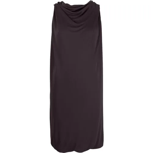 Dark Scarf Dress , female, Sizes: 2XS, XS - Lanvin - Modalova