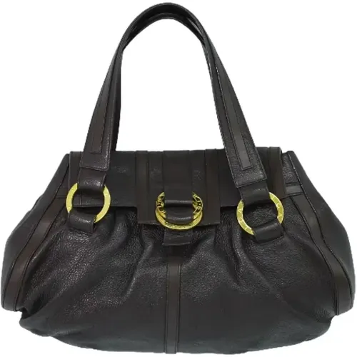 Pre-owned Leather handbags , female, Sizes: ONE SIZE - Bvlgari Vintage - Modalova