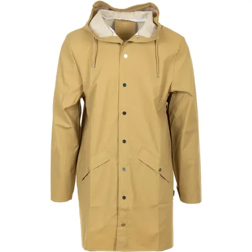 Lange Wasserdichte Jacke , Herren, Größe: XL - Rains - Modalova