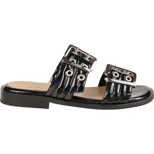 Buckle Strap Sandal , female, Sizes: 3 UK, 4 UK, 6 UK, 5 UK, 8 UK - Ganni - Modalova