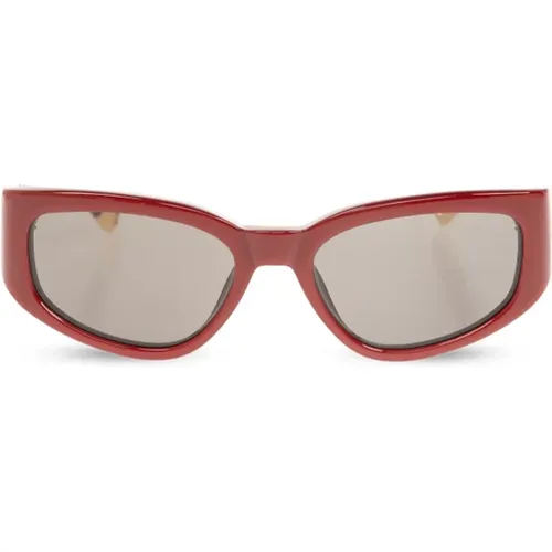 Sunglasses with logo , female, Sizes: ONE SIZE - Jacquemus - Modalova