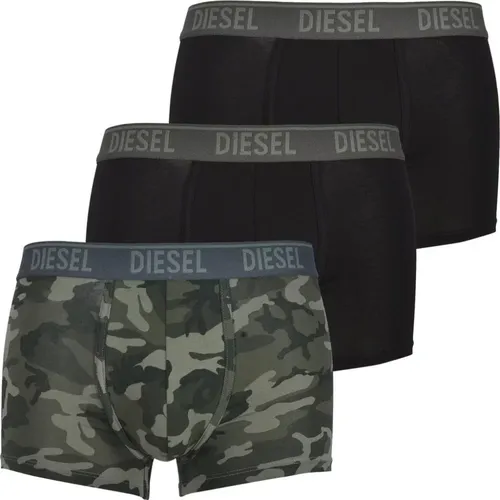 Mens Boxer Briefs Tripack Camouflage , male, Sizes: 2XL - Diesel - Modalova