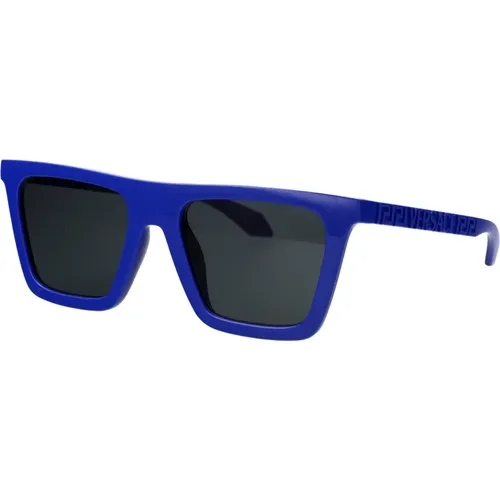 Stylish Sunglasses with Model 0Ve4468U , male, Sizes: 53 MM - Versace - Modalova