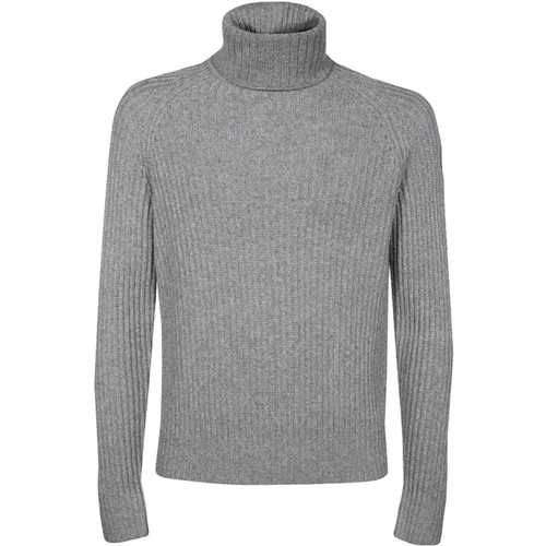 Gerippter Wollrollkragenpullover , Herren, Größe: 3XL - Parajumpers - Modalova