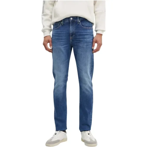 Slim Taper Denim Jeans , Herren, Größe: W33 - Calvin Klein Jeans - Modalova