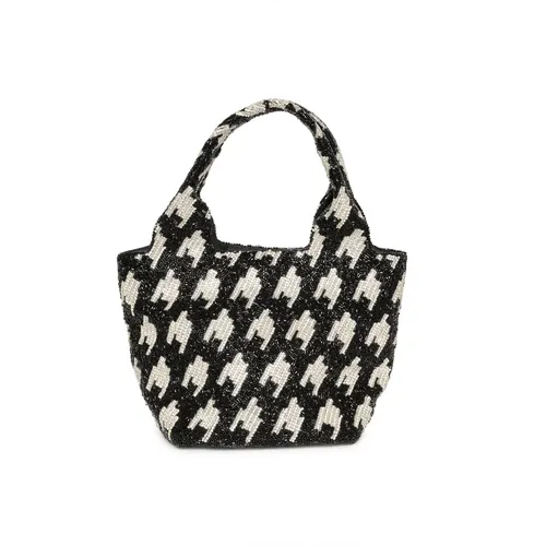 Silver Glitter Rhinnagz Bag Accessory , female, Sizes: ONE SIZE - Gestuz - Modalova