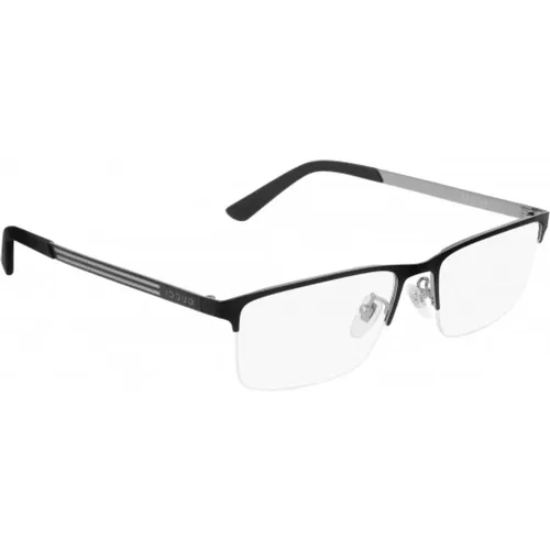 Stilvolle originale verschriebene Brille für Männer , Herren, Größe: 56 MM - Gucci - Modalova