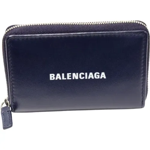 Pre-owned Leather wallets , male, Sizes: ONE SIZE - Balenciaga Vintage - Modalova