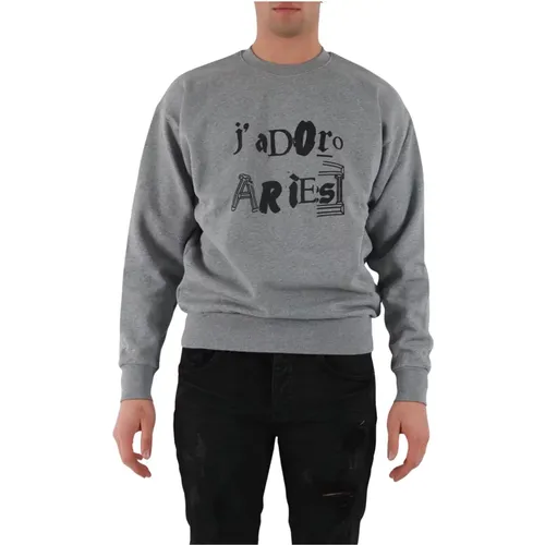 J'adore Sweatshirt , Herren, Größe: L - Aries - Modalova