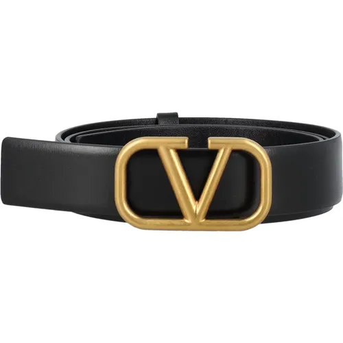 V Ring Belt , male, Sizes: 105 CM, 95 CM, 100 CM - Valentino Garavani - Modalova