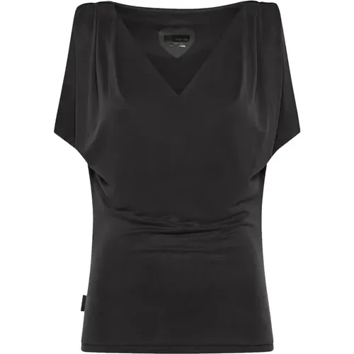 MM V-Ausschnitt T-Shirt , Damen, Größe: M - RRD - Modalova