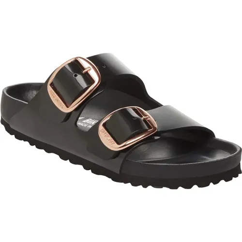 Schwarze Ledersandalen für Frauen - Birkenstock - Modalova