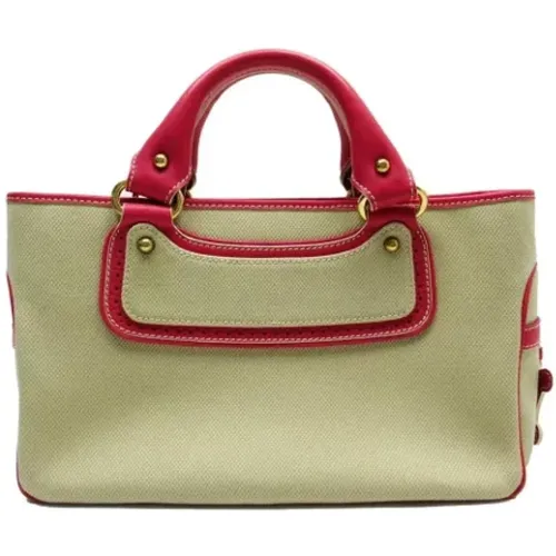 Pre-owned Canvas Celine bag , female, Sizes: ONE SIZE - Celine Vintage - Modalova