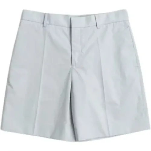 Himmelblaue Heavycot Baumwollshorts , Damen, Größe: XL - Off White - Modalova