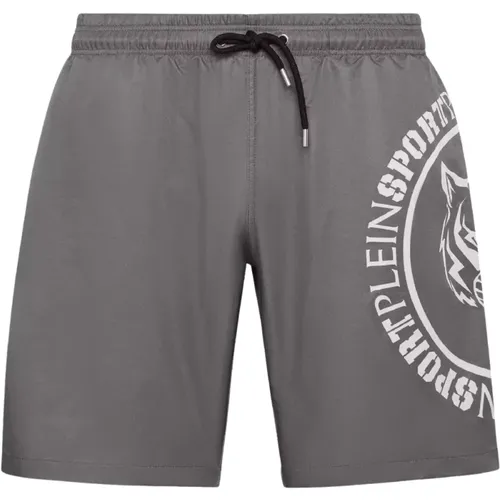 Graue Carbon Tiger Badehose - Plein Sport - Modalova