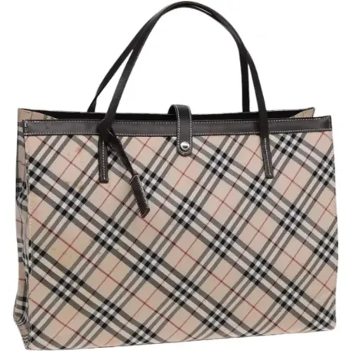 Pre-owned Leather totes , female, Sizes: ONE SIZE - Burberry Vintage - Modalova